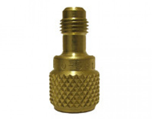 Адаптер AD-78 для R410A (резьба M5/16" SAE х F1/4" SAE) Адаптер AD-78 для R410A (резьба M5/16" SAE х F1/4" SAE)